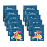 Amara Ancient Grain pouch packaging shows shelf-stable convenience for on-the-go feeding.