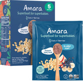 Amara organic Stage 2 oats and berries packaging front