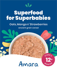 Amara Stage 3 texture blends easily with breastmilk or formula.
