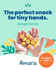 Amara Smoothie Melts mango carrot in a lunchbox, a tasty, kid-approved option