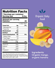 Amara Stage 2 Tropical Mango texture blend demonstrates toddler-friendly puree