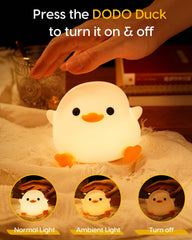 Amaredom DoDo Duck Night Light warm soft light for bedtime
