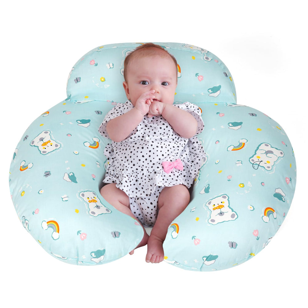 AMASKY nursing pillow ergonomic-design for comfortable nursing and reduced arm strain