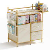 Amazer bamboo-changing-table construction highlights durable, eco-friendly nursery furniture for diaper changes
