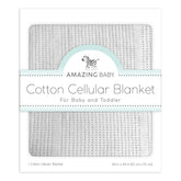 Amazing Baby cellular blanket close-up knit texture for breathable warmth