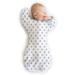 Amazing Baby Transitional Swaddle Sack arms-up sleeves close-up for self-soothing support