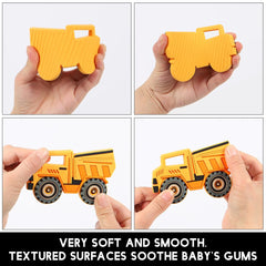 AmazingM baby holding teether demonstrates easy-grasp design