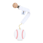 AmazingM Baseball Teether with textured surface soothes baby gums during teething.