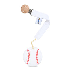 AmazingM Baseball Teether with textured surface soothes baby gums during teething.