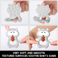 AmazingM pacifier clip holder keeps teether secure and within reach