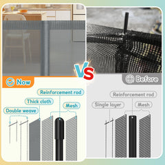 AMAZKRUS reinforcement rods close-up highlighting durability for pets and kids.