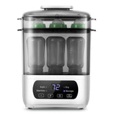 AMZBABYCHEF bottle steamer-dryer front view for quick, hygienic bottle prep.