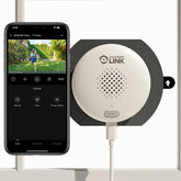Amcrest Link 3MP window camera wide-angle view for full room coverage