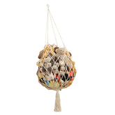 Amdermi stuffed animal storage hammock cream setup showcases space-saving plush toy display