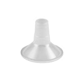 Ameda CustomFit 22.5mm small flange insert front view for precise, comfortable pumping fit.