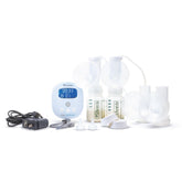Ameda MYA Joy Plus pump body shown for portable pumping on the go