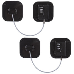 AMEITECH fridge locks dial close-up showing 3-digit code for secure access