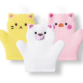 Amersis polar bear bath sponge for gentle kid cleansing and play