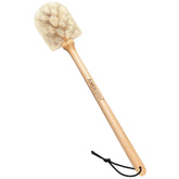 AMERWASH PLUS bottle brush with long handle reaches tall containers for easier cleaning.