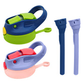 Amgkonp 12oz Mocaru replacement lid with green straw for leak-free sipping on the go