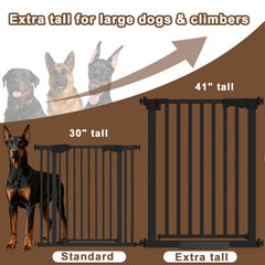 Amibud auto-close gate demonstrates hands-free safety for busy doorways.