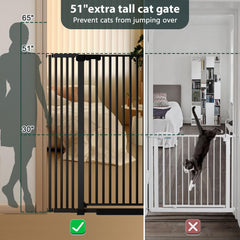 Amibud cat gate installation demonstrates no-drill pressure mounting