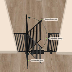 Amibud Pressure-mounted installation with wall pads protects walls and prevents damage.