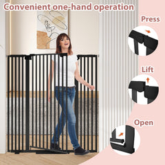 Amibud 1.37-inch gap prevents small pets and children from slipping through