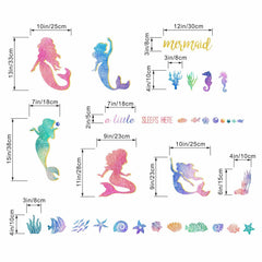 Amimagen ocean wall stickers easy to apply, providing quick room transformation.