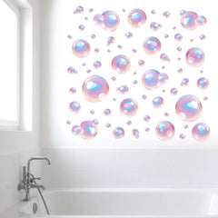 Amimagen peel-stick bubble wall decor for nursery space supports playful learning.