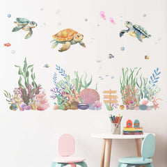 Amimagen Under the Sea wall stickers brighten classrooms with durable, waterproof design