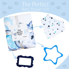 Amity Baby milestone bib included for mess-free baby photo sessions