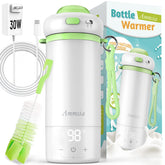 Ammsia portable bottle warmer travel heat demonstrates rapid warming for on-the-go feeds