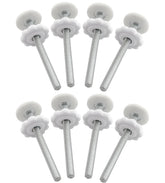 AMORBASE 8mm spindle rod, 9cm white, extend gate width securely.