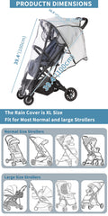 AMORBASE compact, portable rain cover is easy to store.