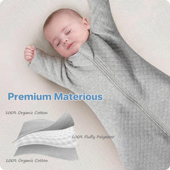 Amrcbb sleep sack in warm, cozy arrangement demonstrates cold-weather comfort.