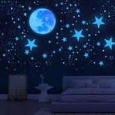 AMURTH glow stars ceiling set creates a dreamy night sky for imaginative play.