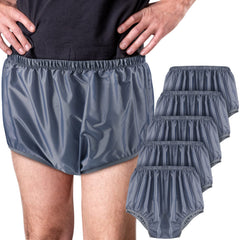 Amyhill 5-pcs adult leakproof underwear gray packaging highlights ready-to-use protection
