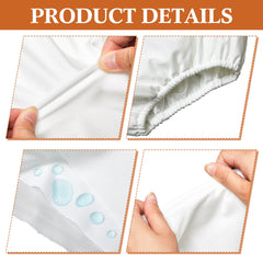 Amylove swim diaper cover over diaper-fit view shows elastic, comfortable waistband