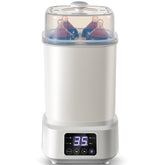 AMZBABYCHEF bottle-steamer-compact-design demonstrates space-saving baby care hub for busy homes.