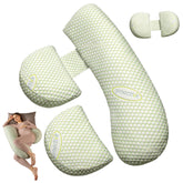 Anfrandce pregnancy pillow full-length provides full-body sleep support.