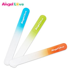 Angel Love baby nail file Czech float glass emphasizes durable, long-lasting material.