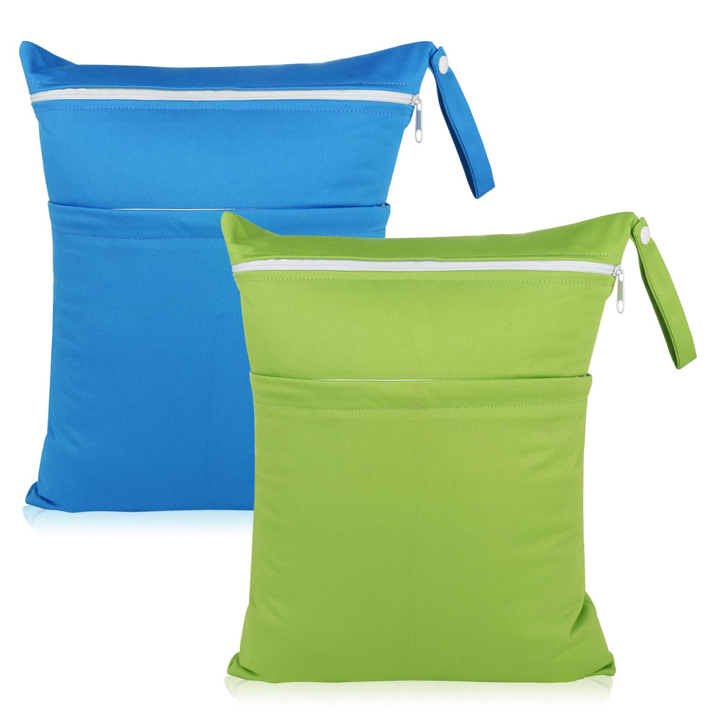 Angel Love wet-dry bags two-pack—waterproof compartments for travel.