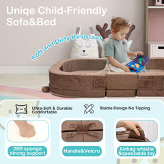 ANGELBECKE travel bed with removable pillow for versatile comfort.