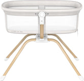 ANGELBLISS 3 in 1 bassinet bedside sleeper with patented rocking for stable motion.