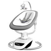 Angelbliss baby swing grey with 3D motion for soothing naps