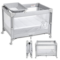Angelbliss bassinet bedside crib setup showing near-bed sleep convenience