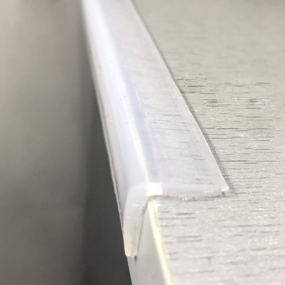 Angloria Edge Protector close-up shows clear silicone guarding corners for safer kid spaces.