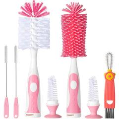 Anivona 5-in-1 bottle cleaner set bottle brush cleans bottles deeply