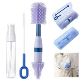 Anivona travel bottle brush 6-in-1 kit for on-the-go bottle cleaning.